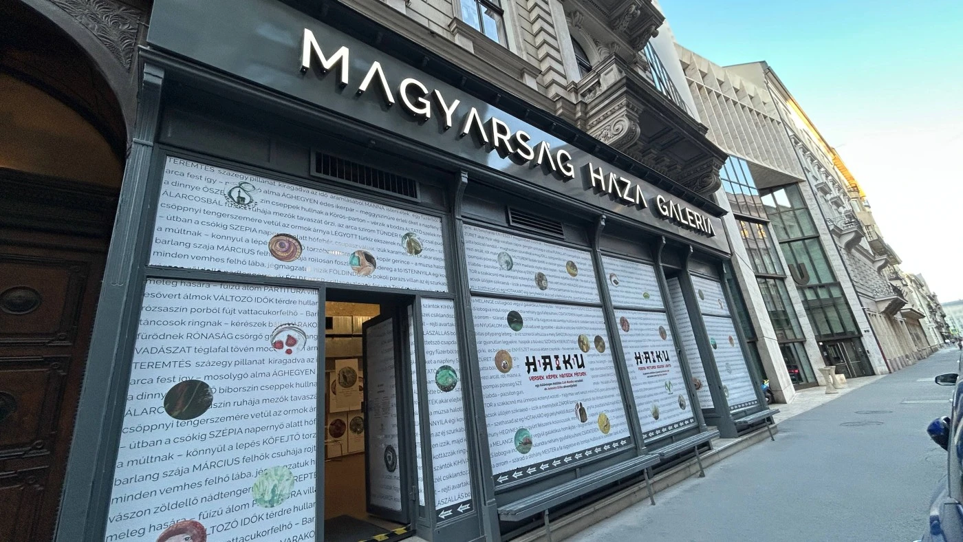 HAIKU 101 kiállítás Csík Mónika haiku-kötetéből és Janovics Erika illusztrációiból, amelyek felnagyítva és interaktív módon kerültek kiállításra.