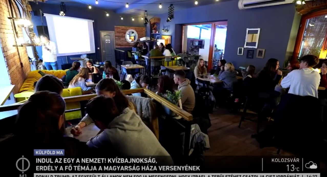 A budapesti Magyarság Háza és a világrekorder Kovács Zsolt kvízmester ezúttal Erdély és a külhoni területek témakörében szervezett  kvízbajnokságot